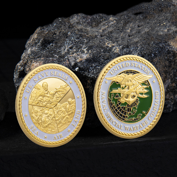 10pcs non magnetic crafts us navy seals sea air land naval special warare command gold plated challenge coin
10pcs non magnetic crafts us navy seals sea air land naval special warare command gold plated challenge coin