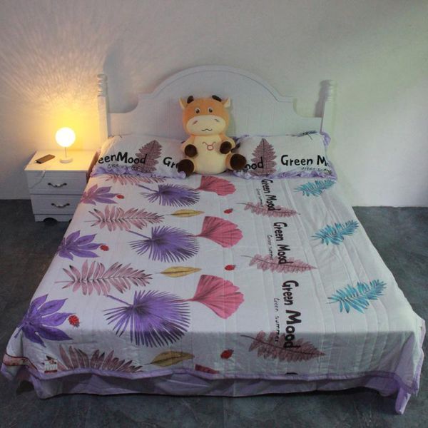 bedding sets summer washed cotton quilt air-conditioning comforter soft breathable blanket leaves print bedspread home textiles pillow case
bedding sets summer washed cotton quilt air-conditioning comforter soft breathable blanket leaves print bedspread home textiles pillow case