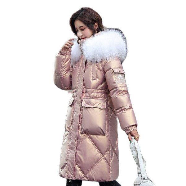 women's down & parkas glossy long parka women waterproof winter jacket thick warm big fur collar hooded ladies coats padded outwear jac, Black
women's down & parkas glossy long parka women waterproof winter jacket thick warm big fur collar hooded ladies coats padded outwear jac, Black