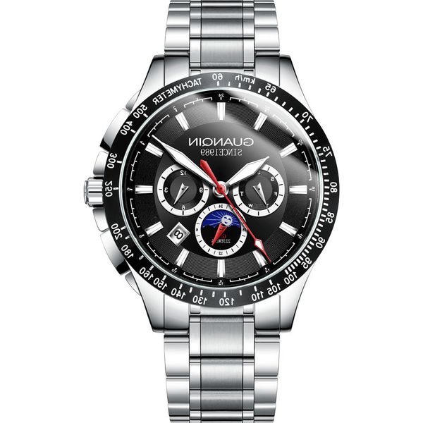 guanqin mechanical watch men automatic male clock fashion sport waterproof watches week date business wristwatch reloj hombre, Slivery;brown
guanqin mechanical watch men automatic male clock fashion sport waterproof watches week date business wristwatch reloj hombre, Slivery;brown