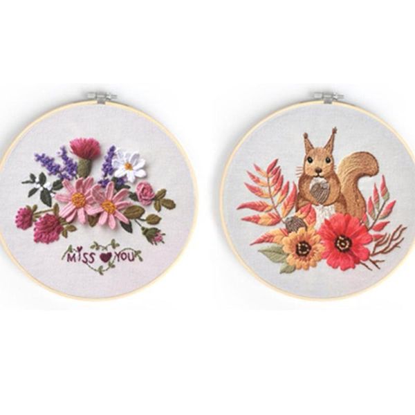 other arts and crafts 2pcs/set fabric floral cartoon cute flowers embroidery diy kit with 30*30cm hoop tools set
other arts and crafts 2pcs/set fabric floral cartoon cute flowers embroidery diy kit with 30*30cm hoop tools set