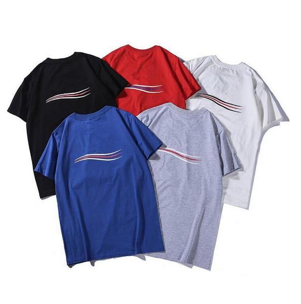 luxury mens designer t shirt men women couples casual short sleeve mens round neck tees 5 colors, White;black
luxury mens designer t shirt men women couples casual short sleeve mens round neck tees 5 colors, White;black