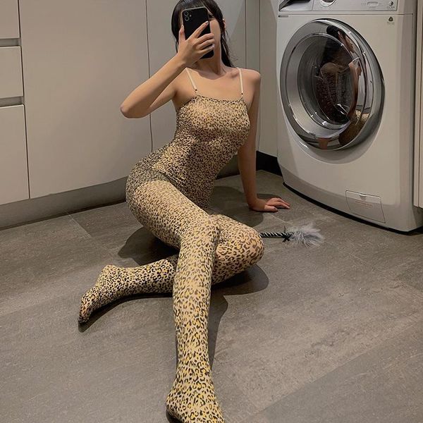women's sleepwear women stockings lingerie european and american sling leopard print one-piece open file uniform temptation pajama, Black;red
women's sleepwear women stockings lingerie european and american sling leopard print one-piece open file uniform temptation pajama, Black;red