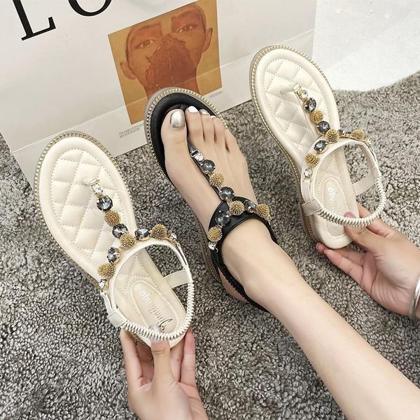 2021 summer boho womens wedge sandals beach flip flops sandals women black beige crystal bohemian sandels for women shoes
2021 summer boho womens wedge sandals beach flip flops sandals women black beige crystal bohemian sandels for women shoes