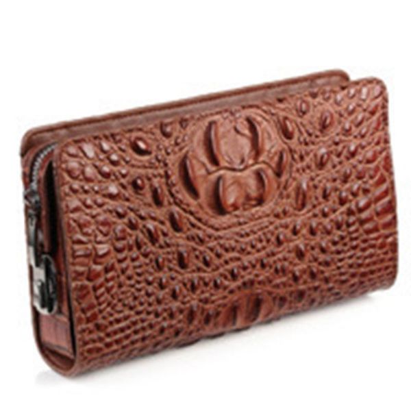 wallets crocodile pattern cowhide leather password lock anti-theft wallet men's clutch bag card holder mobile phone handbag, Red;black
wallets crocodile pattern cowhide leather password lock anti-theft wallet men's clutch bag card holder mobile phone handbag, Red;black