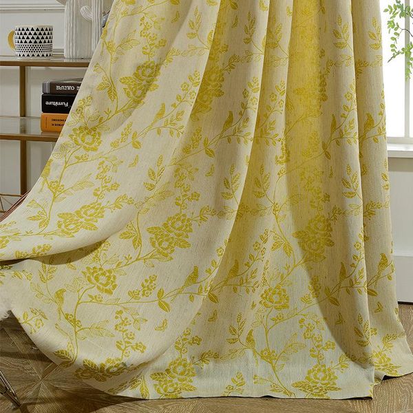 yellow retro rose flower cotton linen curtains for living room bedroom study jacquard curtains chinese high-end custom
yellow retro rose flower cotton linen curtains for living room bedroom study jacquard curtains chinese high-end custom