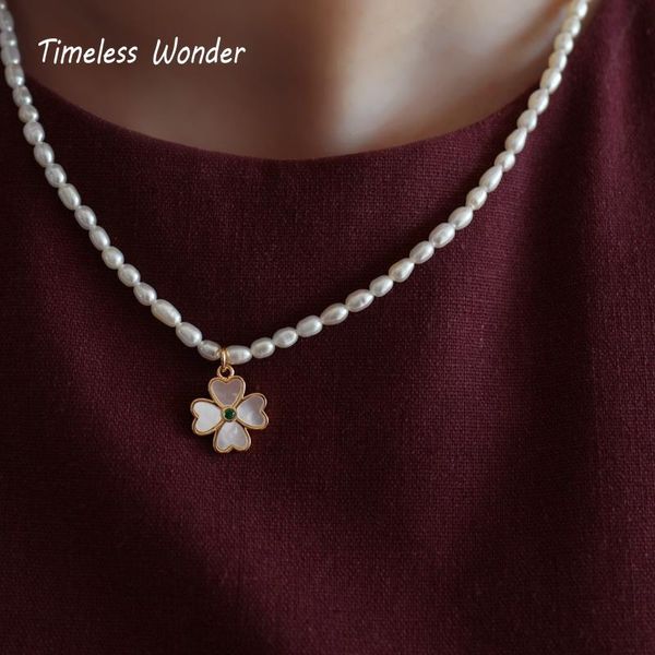 chokers timeless wonder glam natural pearl shell floral choker necklace women jewelry sweet kpop ins boho designer goth mix 5126, Golden;silver
chokers timeless wonder glam natural pearl shell floral choker necklace women jewelry sweet kpop ins boho designer goth mix 5126, Golden;silver
