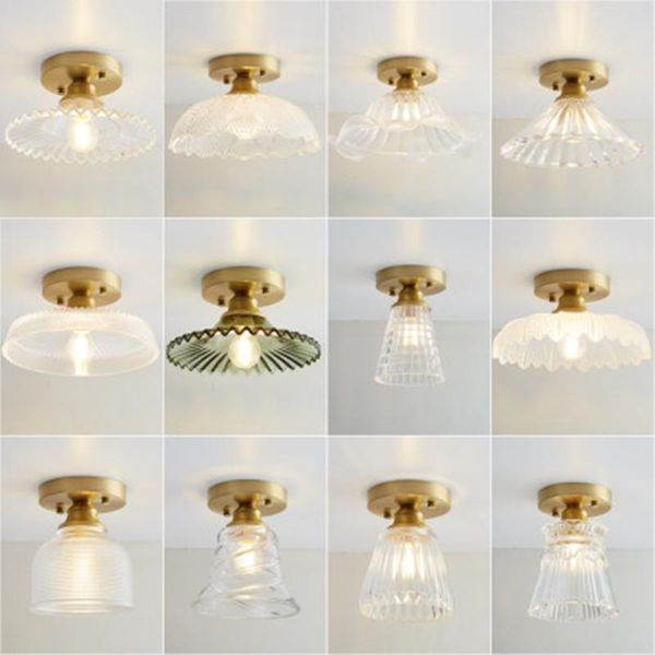 ceiling lights led light modern glass lampshade lighting fixture living room bedroom kitchen surface mount flush all copper luminaire
ceiling lights led light modern glass lampshade lighting fixture living room bedroom kitchen surface mount flush all copper luminaire