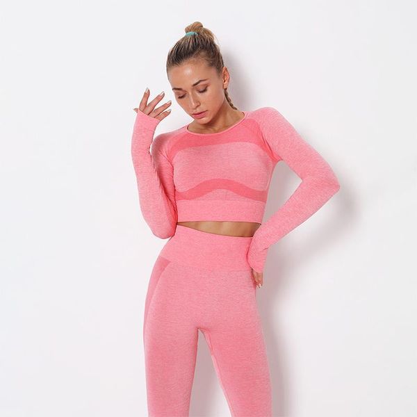 yoga outfits 2021 women seamless sports wear for gym super soft long sleeve shirt stretchy workout shirt1, White;red
yoga outfits 2021 women seamless sports wear for gym super soft long sleeve shirt stretchy workout shirt1, White;red