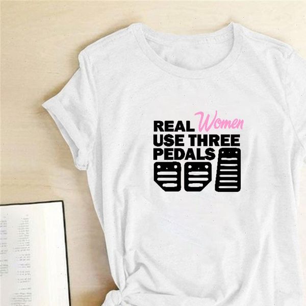 real women use three pedals print women t shirt casual cotton summer funny t shirt women graphic tees 2021 ropa de, White
real women use three pedals print women t shirt casual cotton summer funny t shirt women graphic tees 2021 ropa de, White