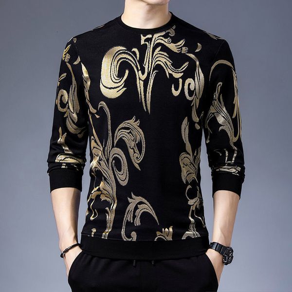 2021 new men's in fashion printed around the neck casual sweater bottom shirt67dv, Black
2021 new men's in fashion printed around the neck casual sweater bottom shirt67dv, Black