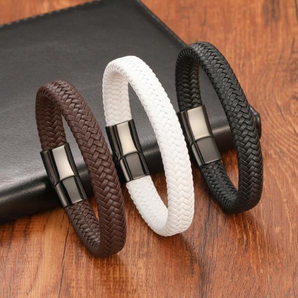 charm bracelets retro button braided classic 3 color genuine leather bracelet for men women accessories jewelry couple bangles gift, Golden;silver
charm bracelets retro button braided classic 3 color genuine leather bracelet for men women accessories jewelry couple bangles gift, Golden;silver