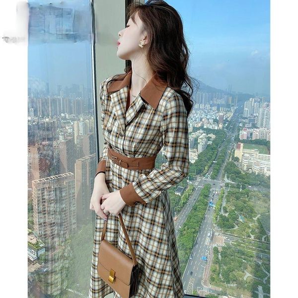 casual dresses 2021 spring autumn woman notched collar button up elegant female a-line dress ladies long sleeve high waist vestidos h02, Black;gray
casual dresses 2021 spring autumn woman notched collar button up elegant female a-line dress ladies long sleeve high waist vestidos h02, Black;gray