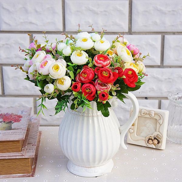 decorative flowers & wreaths silk diy daisy camellia artificial small rose bride bouquet xmas party decor faux fake wedding home decoration
decorative flowers & wreaths silk diy daisy camellia artificial small rose bride bouquet xmas party decor faux fake wedding home decoration