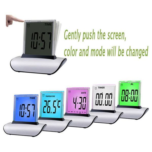 desk & table clocks digital deskclock lcd7 color touch screen adjustable alarm multifunctional display with calendar
desk & table clocks digital deskclock lcd7 color touch screen adjustable alarm multifunctional display with calendar