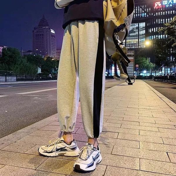 men's pants casual men clothing korean loose sweatpants fashion jogging sports ankle-length trousers autumn streetwear pantalon homme, Black
men's pants casual men clothing korean loose sweatpants fashion jogging sports ankle-length trousers autumn streetwear pantalon homme, Black