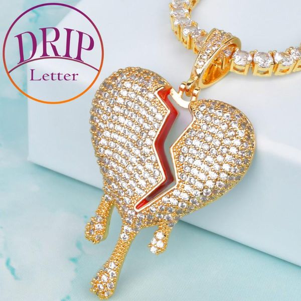 pendant necklaces drip heart necklace 4mm tennis chain gold color cubic zircon men's women hip hop red oil jewelry, Silver
pendant necklaces drip heart necklace 4mm tennis chain gold color cubic zircon men's women hip hop red oil jewelry, Silver