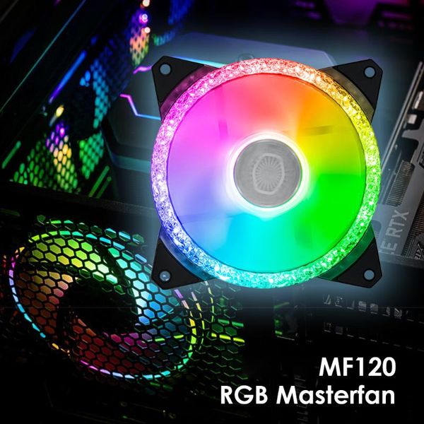 fans & coolings cooler master mf120 4-pin pwm cooling fan silent argb radiator 120*120*25mm pc computer crystalline lighting effect
fans & coolings cooler master mf120 4-pin pwm cooling fan silent argb radiator 120*120*25mm pc computer crystalline lighting effect