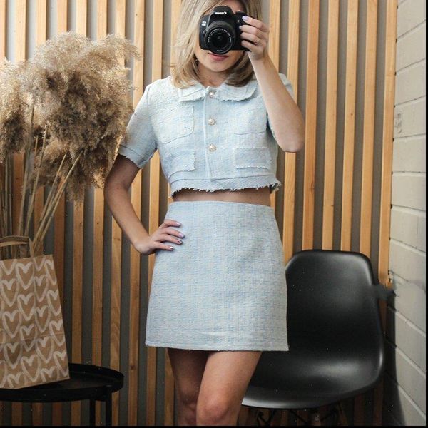 korean japanese style summer women dress 2 piece set short woolen tweed jacket coat amp bodycon mini skirt two outfits, White
korean japanese style summer women dress 2 piece set short woolen tweed jacket coat amp bodycon mini skirt two outfits, White