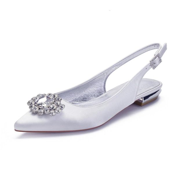 dress shoes wedding flats for bride pointed toe rhinestones slingbacks satin formal prom evening party flat d5uy, Black
dress shoes wedding flats for bride pointed toe rhinestones slingbacks satin formal prom evening party flat d5uy, Black