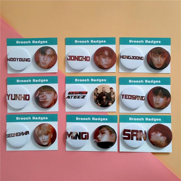 pins, brooches kpop ateez badge brooch jewelry woo young jong ho seong hwa yeo sang yun hong joong san min gi clothes decorated, Gray
pins, brooches kpop ateez badge brooch jewelry woo young jong ho seong hwa yeo sang yun hong joong san min gi clothes decorated, Gray
