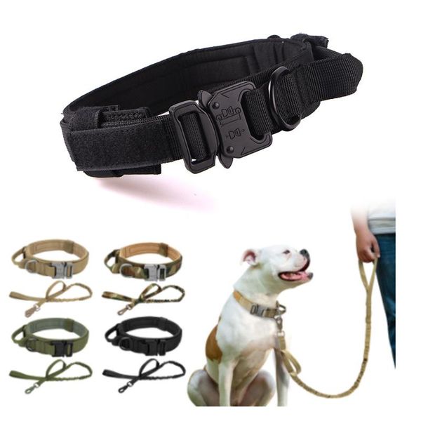 tactical dog collar leash for medium large dogs german shepherd collars nylon durable leashes training dog accessories
tactical dog collar leash for medium large dogs german shepherd collars nylon durable leashes training dog accessories