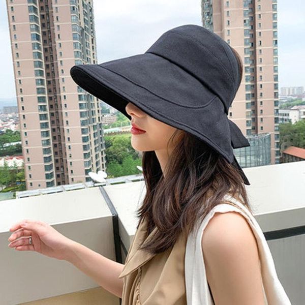 wide brim hats 2021 summer womens hat anti-uv bow sun japanese fashion foldable beach ladies visor fisherman cap bonnet, Blue;gray
wide brim hats 2021 summer womens hat anti-uv bow sun japanese fashion foldable beach ladies visor fisherman cap bonnet, Blue;gray