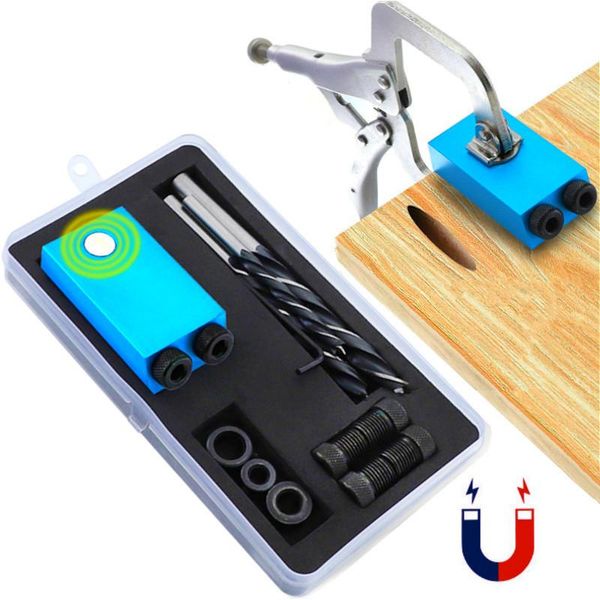 professional hand tool sets upgraded 15 degree pocket hole jig replaceable 6 8 10mm drill guide blue magnetic dowel kit wood for jointing
professional hand tool sets upgraded 15 degree pocket hole jig replaceable 6 8 10mm drill guide blue magnetic dowel kit wood for jointing