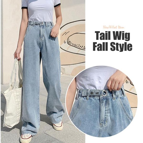 women's pants & capris vintage high waist women wide leg jeans with chain autumn solid color female denim straight loose streetwear tro, Black;white
women's pants & capris vintage high waist women wide leg jeans with chain autumn solid color female denim straight loose streetwear tro, Black;white