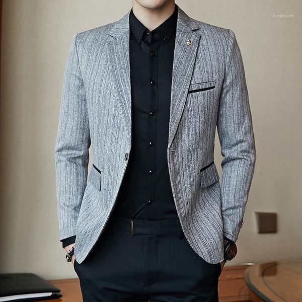 spring men's striped blazer fashion business slim wedding jacket, large size banquet party club dress wear suits & blazers, White;black
spring men's striped blazer fashion business slim wedding jacket, large size banquet party club dress wear suits & blazers, White;black