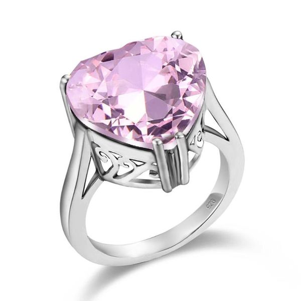 cluster rings szjinao heart ring 925 pink crystal gemstone sterling silver for women boho party wedding engagement fashion jewellery, Golden;silver
cluster rings szjinao heart ring 925 pink crystal gemstone sterling silver for women boho party wedding engagement fashion jewellery, Golden;silver