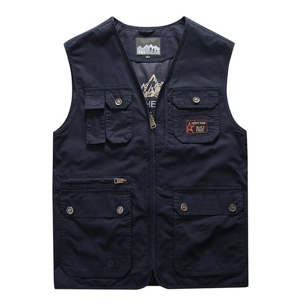 men's vests 2021 men sleeveless vest casual multi-pocket loose jacket coat outdoor fishing pographing cameraman waistcoat overszie, Black;white
men's vests 2021 men sleeveless vest casual multi-pocket loose jacket coat outdoor fishing pographing cameraman waistcoat overszie, Black;white