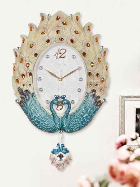 wall clocks luxury peacock clock art european modern creative simple swing pendulum klok fashion large bedroom decor mm60wc
wall clocks luxury peacock clock art european modern creative simple swing pendulum klok fashion large bedroom decor mm60wc