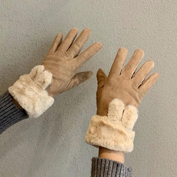 five fingers gloves lady winter deer velvet student korean design cute add thicken keep warm cycling windproof touch screen glove 342, Blue;gray
five fingers gloves lady winter deer velvet student korean design cute add thicken keep warm cycling windproof touch screen glove 342, Blue;gray