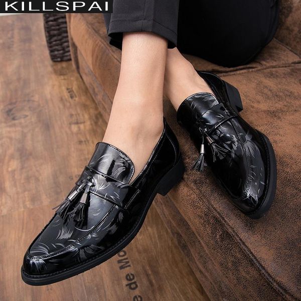 dress shoes 2021 men's luxury italian style pointed toe formal wedding party casual lace-up business genuine leather man, Black
dress shoes 2021 men's luxury italian style pointed toe formal wedding party casual lace-up business genuine leather man, Black