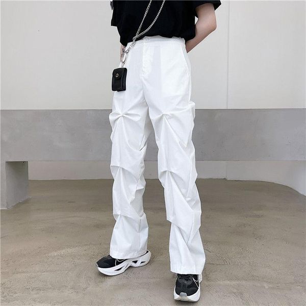 men's pants korean pleated fashion black and white casual men streetwear hip-hop straight wide-leg mens trousers
men's pants korean pleated fashion black and white casual men streetwear hip-hop straight wide-leg mens trousers