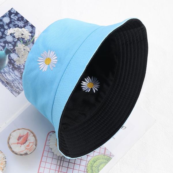 wide brim hats spring bucket double-side panama little daisies fishing hat beach summer sunscreen fisherman cap, Blue;gray
wide brim hats spring bucket double-side panama little daisies fishing hat beach summer sunscreen fisherman cap, Blue;gray