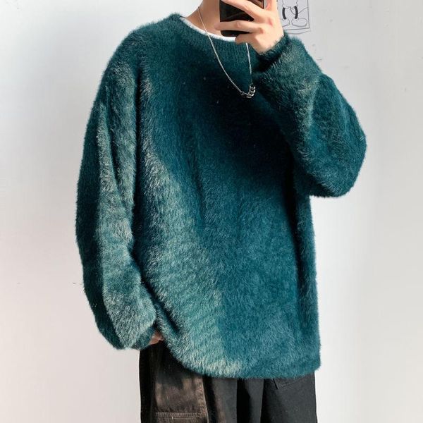 men's sweaters winter plush sweater men warm fashion casual knitted pullover korean loose long-sleeved mens jumper clothes s-2xl, White;black
men's sweaters winter plush sweater men warm fashion casual knitted pullover korean loose long-sleeved mens jumper clothes s-2xl, White;black