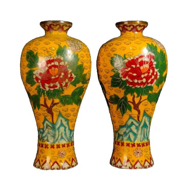 vases laojunlu a pair of made pure copper and silk-pinching cloisonné imitation antique bronze masterpiece collection
vases laojunlu a pair of made pure copper and silk-pinching cloisonné imitation antique bronze masterpiece collection