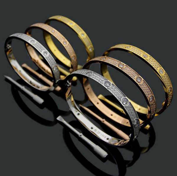 new titanium steel men and women love screw bracelets full cz diamond silver rose gold bangle with screwdriver bracelet for lovers jewelry c, Black
new titanium steel men and women love screw bracelets full cz diamond silver rose gold bangle with screwdriver bracelet for lovers jewelry c, Black