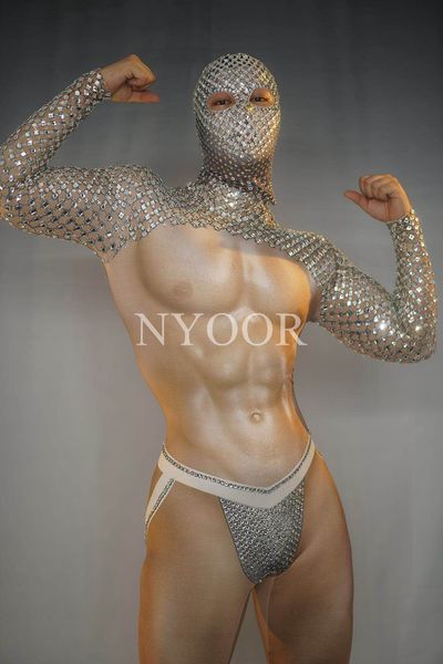 nude leotard men stage wear rave party show ds costume muscle man rhinestones jumpsuit bar nightclub performance clothes, Black;red
nude leotard men stage wear rave party show ds costume muscle man rhinestones jumpsuit bar nightclub performance clothes, Black;red