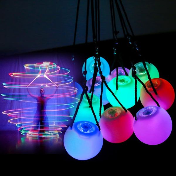 stage wear belly dance balls rgb glow led poi thrown for hand props performance accessories gift 1pair/1pc, Black;red
stage wear belly dance balls rgb glow led poi thrown for hand props performance accessories gift 1pair/1pc, Black;red
