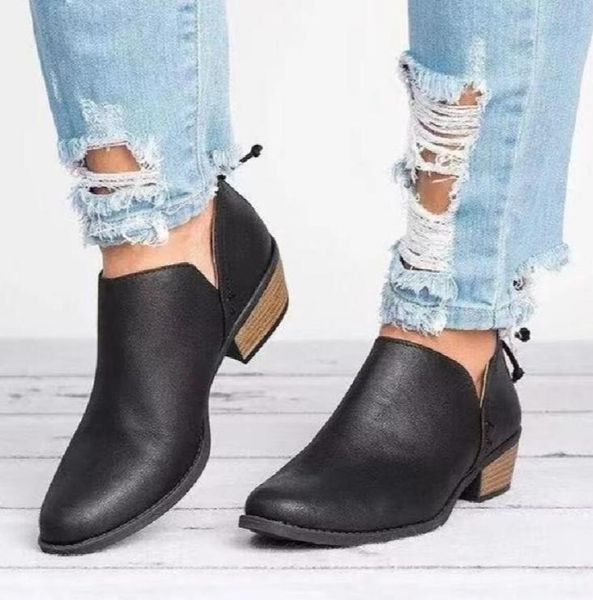 boots women suede pu leather shoes short low heels ankle ladies pointed toe plus size autumn winter fashion, Black
boots women suede pu leather shoes short low heels ankle ladies pointed toe plus size autumn winter fashion, Black