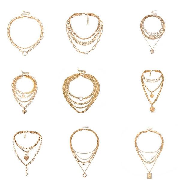 chains fashion clothes accessories necklace women 18k gold heart pendant chunky punk vintage stout cute statement initia boho simple, Silver
chains fashion clothes accessories necklace women 18k gold heart pendant chunky punk vintage stout cute statement initia boho simple, Silver