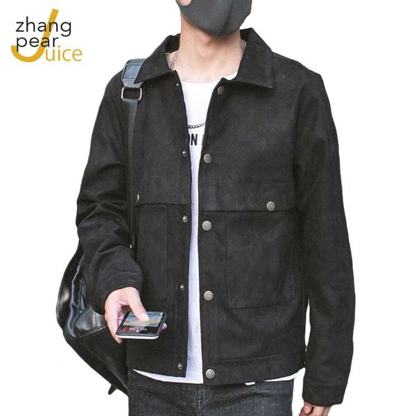 men streetwear black slim fit jean jackets man casual jackets coats man solid windbreaker, Black;brown
men streetwear black slim fit jean jackets man casual jackets coats man solid windbreaker, Black;brown