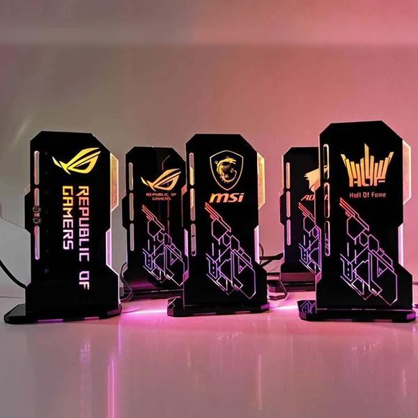 fans & coolings gpu holder vertical, vga bracket customize video card support 5v argb 3pin aura sync mod c
fans & coolings gpu holder vertical, vga bracket customize video card support 5v argb 3pin aura sync mod c