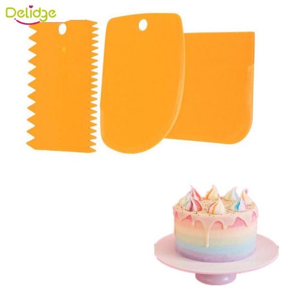 baking & pastry tools delidge 3 pcs/set different shapes spatulas plastic cake smoother serrated cream scraper reusable decoration tool
baking & pastry tools delidge 3 pcs/set different shapes spatulas plastic cake smoother serrated cream scraper reusable decoration tool