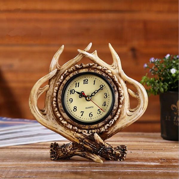 other clocks & accessories european american style retro antler alarm clock creative unique resin process table deskliving room bedroom
other clocks & accessories european american style retro antler alarm clock creative unique resin process table deskliving room bedroom