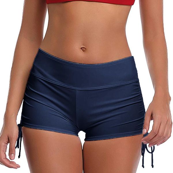 two-piece suits solid boxer shorts bikini women high waist bottoms swim briefs beach lace up ruched bottom pants verano mujer #t2p
two-piece suits solid boxer shorts bikini women high waist bottoms swim briefs beach lace up ruched bottom pants verano mujer #t2p