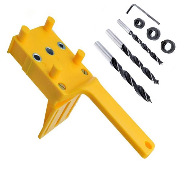 professional drill bits 8pcs/set handheld woodworking doweling jig wood dowel hole drilling kit positioning fixture
professional drill bits 8pcs/set handheld woodworking doweling jig wood dowel hole drilling kit positioning fixture